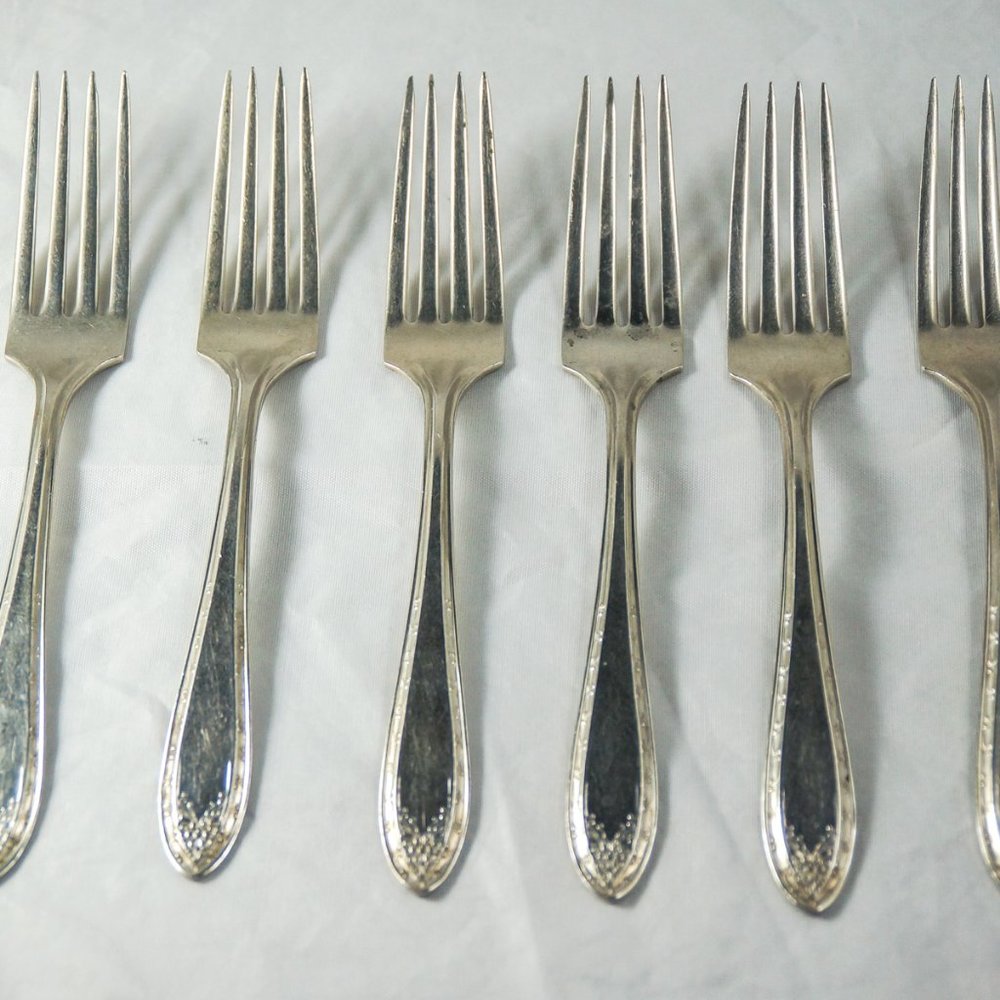 International Silver INS544 Dinner Fork - set of 6